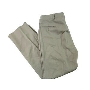Stuart Edward Limited Vintage Dress Pants Men's 42" X‎ 34" Tan Flat Front